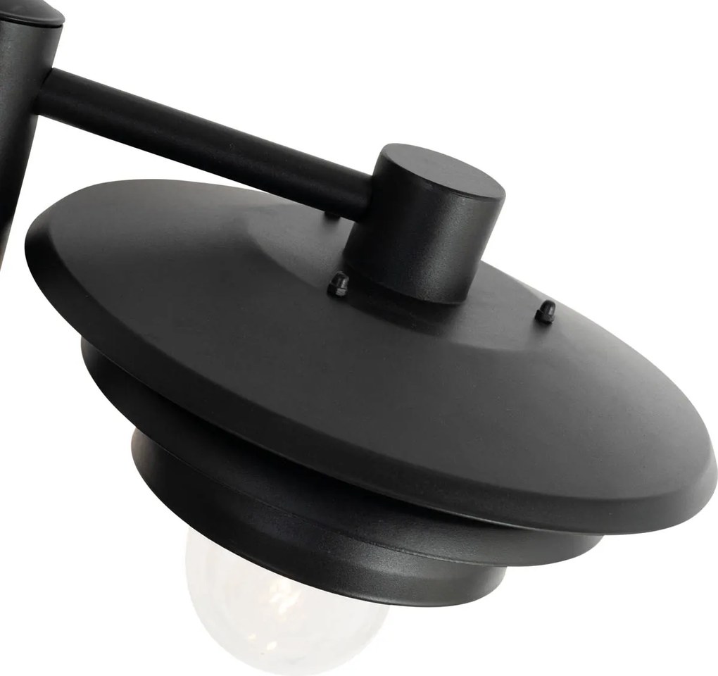 Design buiten paaltje zwart 100 cm IP44 - Morty