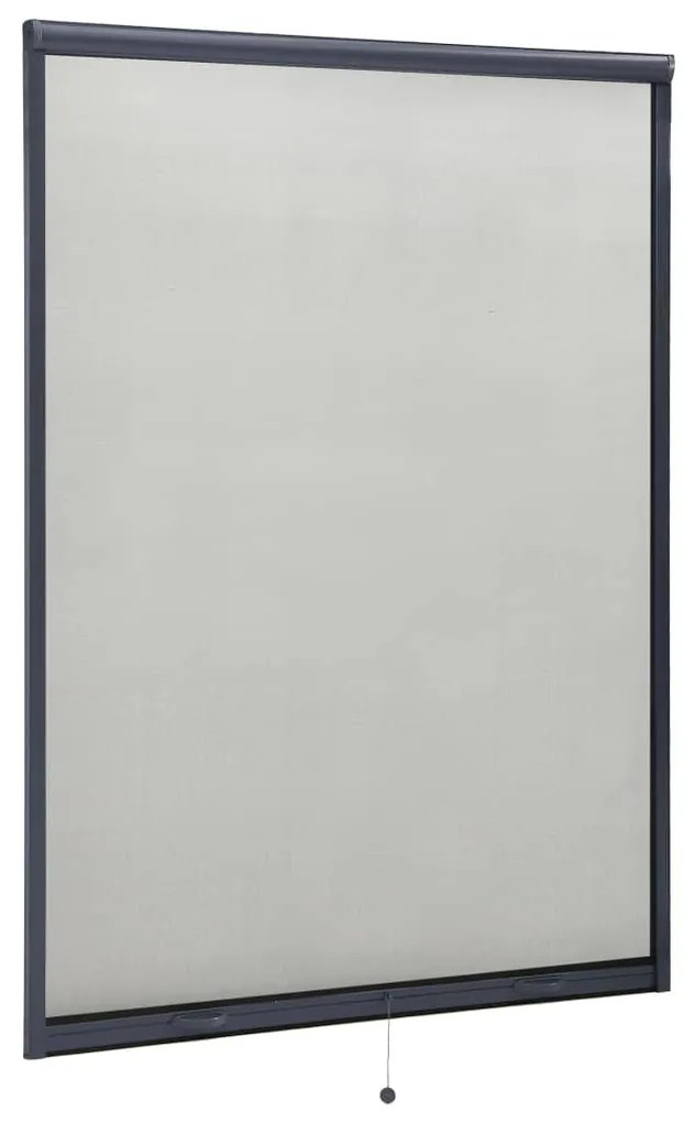 vidaXL Raamhor oprolbaar 120x170 cm antracietkleurig