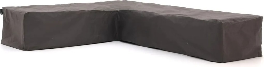 + 15% kassakorting | Tuinmeubelhoes geschikt voor Hoek loungeset | Kees Smit  | Kunststof | Grijs - Antraciet | 270x92cm | Kees Smit Tuinmeubelen