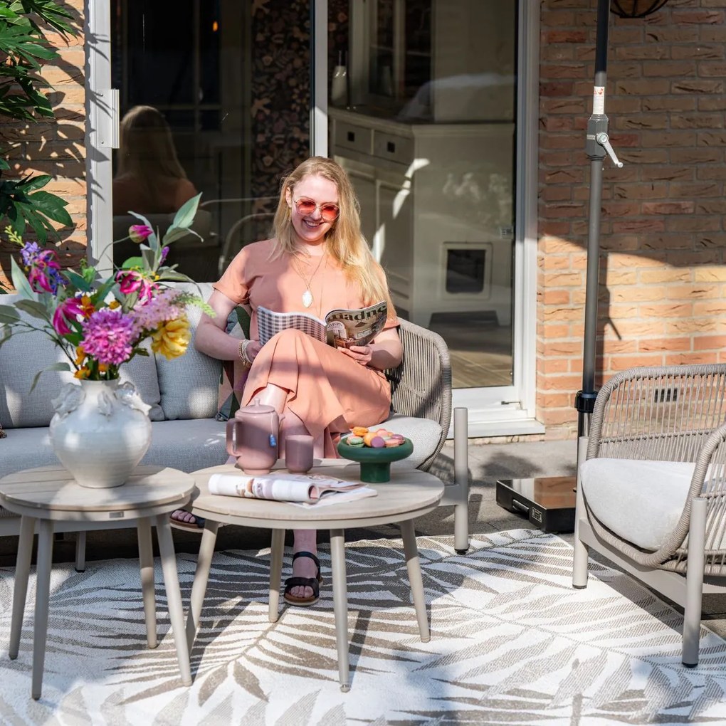 Garden Impressions Luzia loungeset 5-delig - taupe