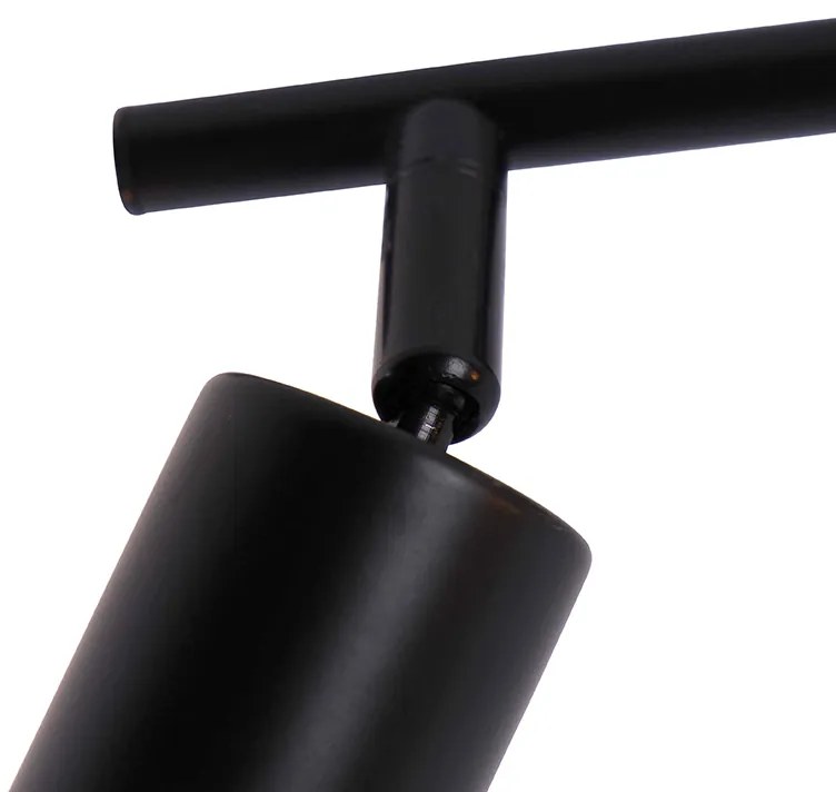 Moderne Spot / Opbouwspot / Plafondspot zwart 2-lichts verstelbaar - Facil Modern E27 Binnenverlichting Lamp