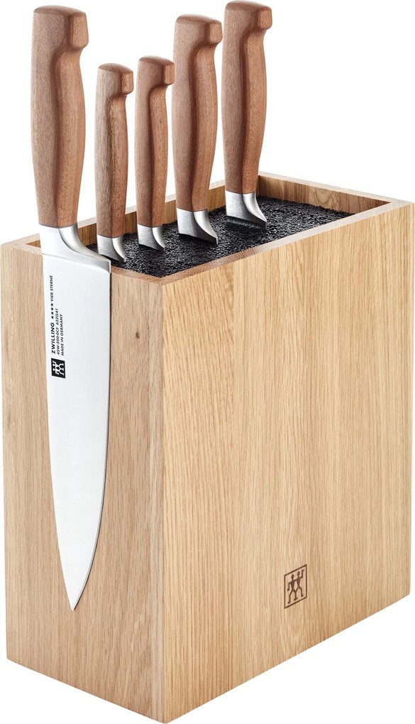 ZWILLING VIER STERNE 6-delig, Messenblok, Bruin - VIER STERNE - ZWILLING