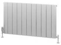 Eastbrook Withington radiator 105x60cm aluminium 1080W wit mat