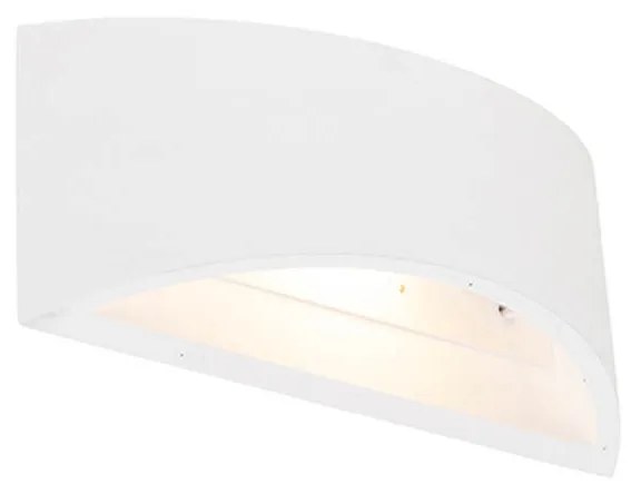 Smart wandlamp met dimmer wit 20 cm incl. Wifi G9 - Tum Modern G9 rond Binnenverlichting Gips Lamp