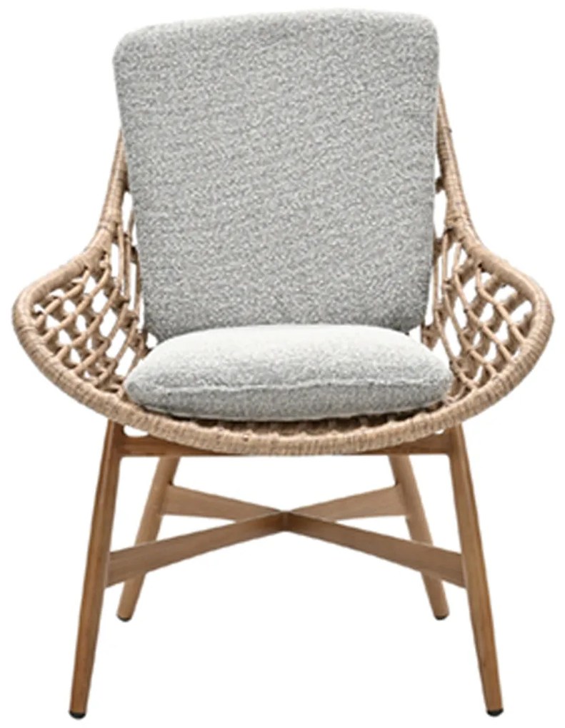 Castello loungestoel - Natural rotan - inclusief kussens OP=OP