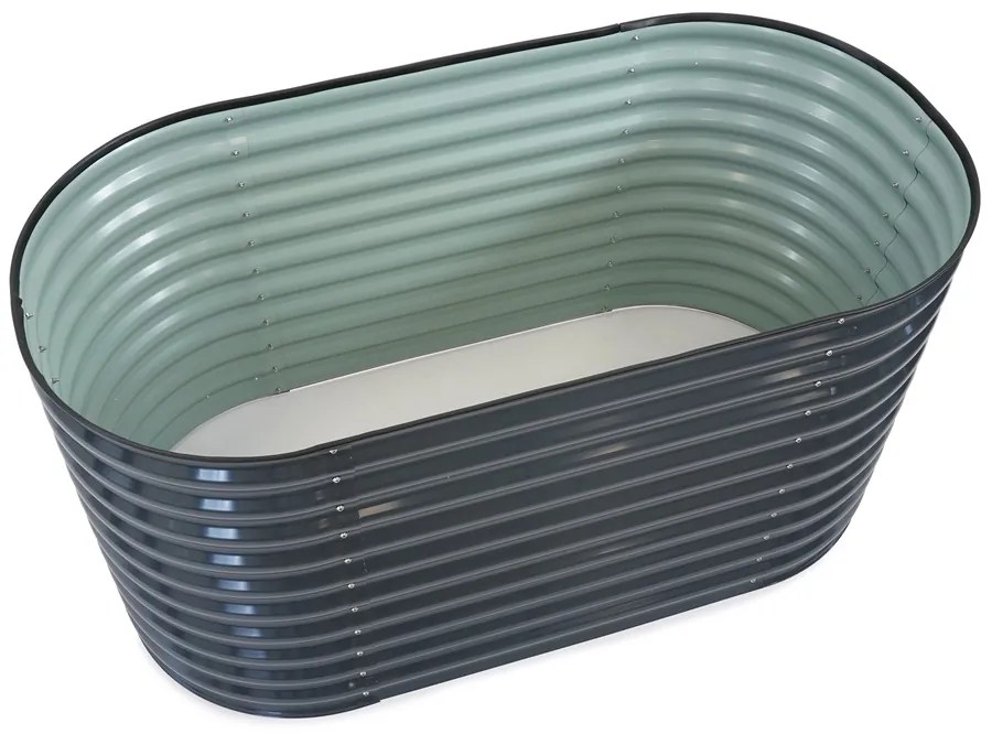 Metalen tuinpot 800 l Mandal Store Boss antraciet