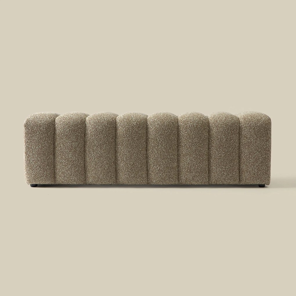 Bankje 160 Cm Taupe Stof