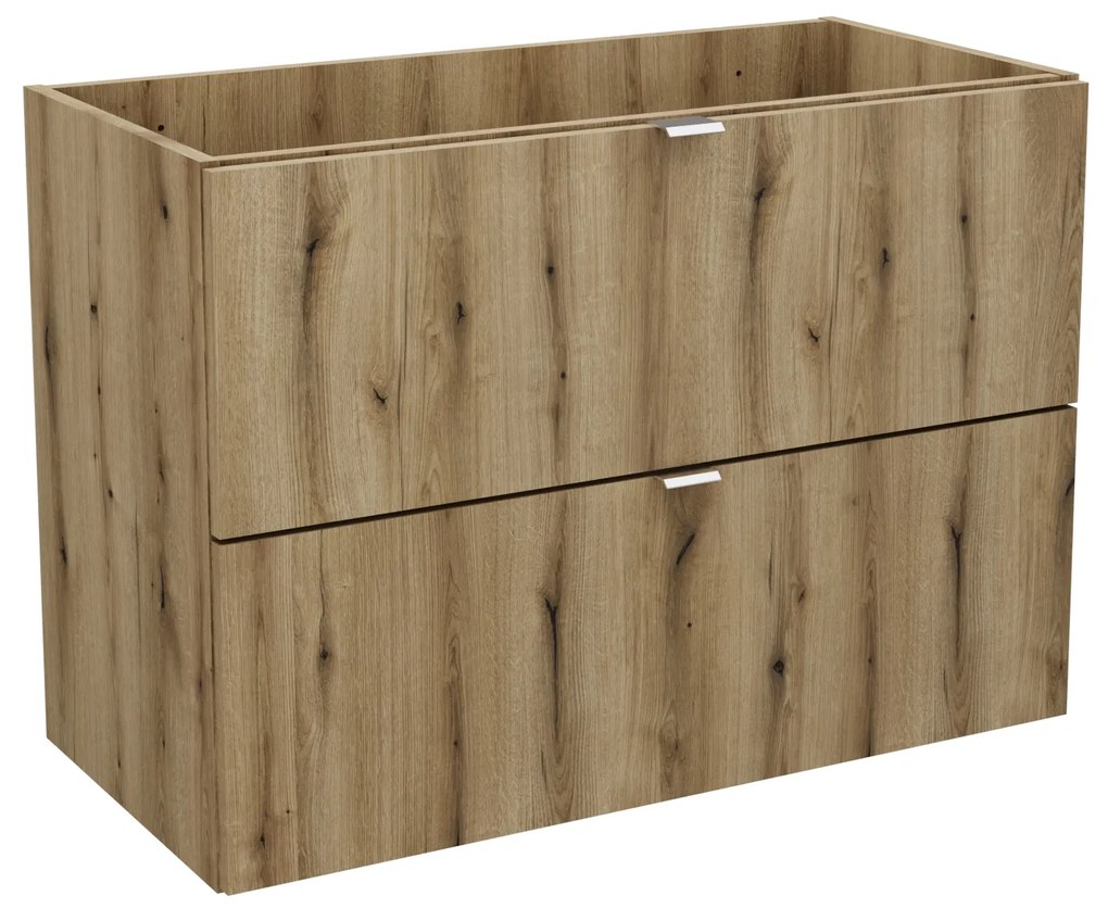 Comad Nova Oak onderkast met 2 lades 80x40x60cm eiken