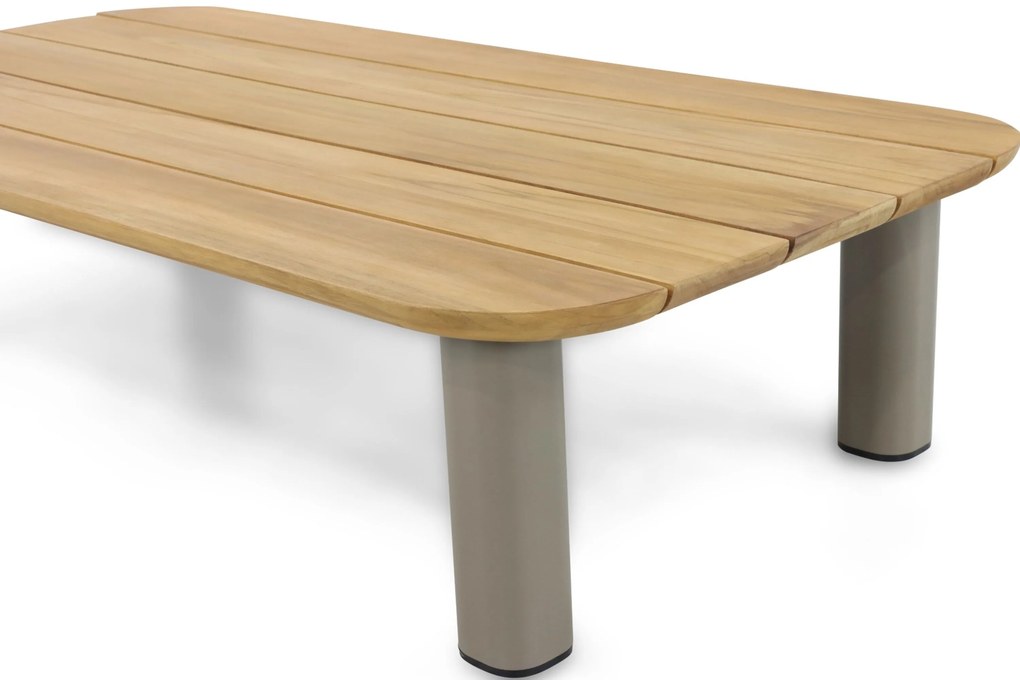 Hoek loungeset 5 personen Rope Taupe  Santika Furniture Santika