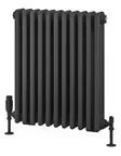 Eastbrook Rivassa 3 koloms radiator 50x60cm staal 898W antraciet