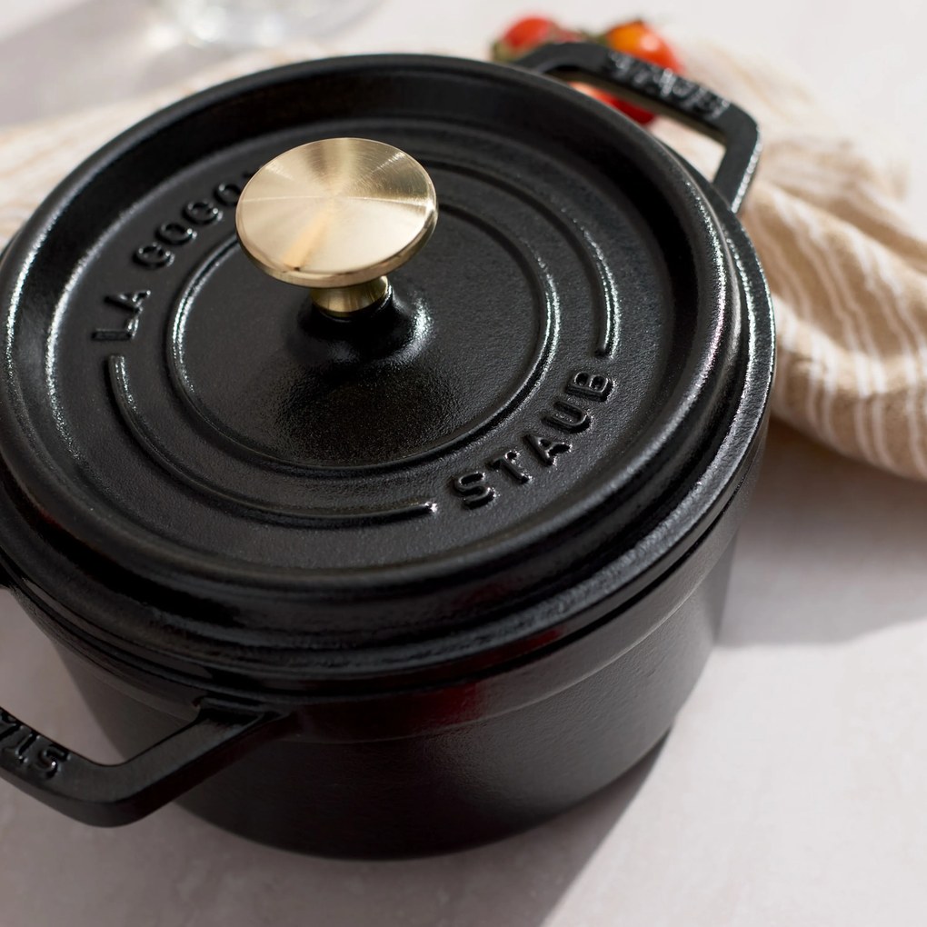 Staub La Cocotte Cocotte 16 cm / 1,25 l, Rond, Zwart - La Cocotte - Staub