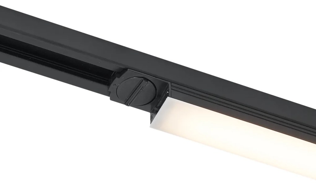 LED Moderne plafondlamp zwart voor railsysteem 1-fase 15W 1180 lm 2700-3800K - Iconic Tsiri Modern Binnenverlichting Lamp