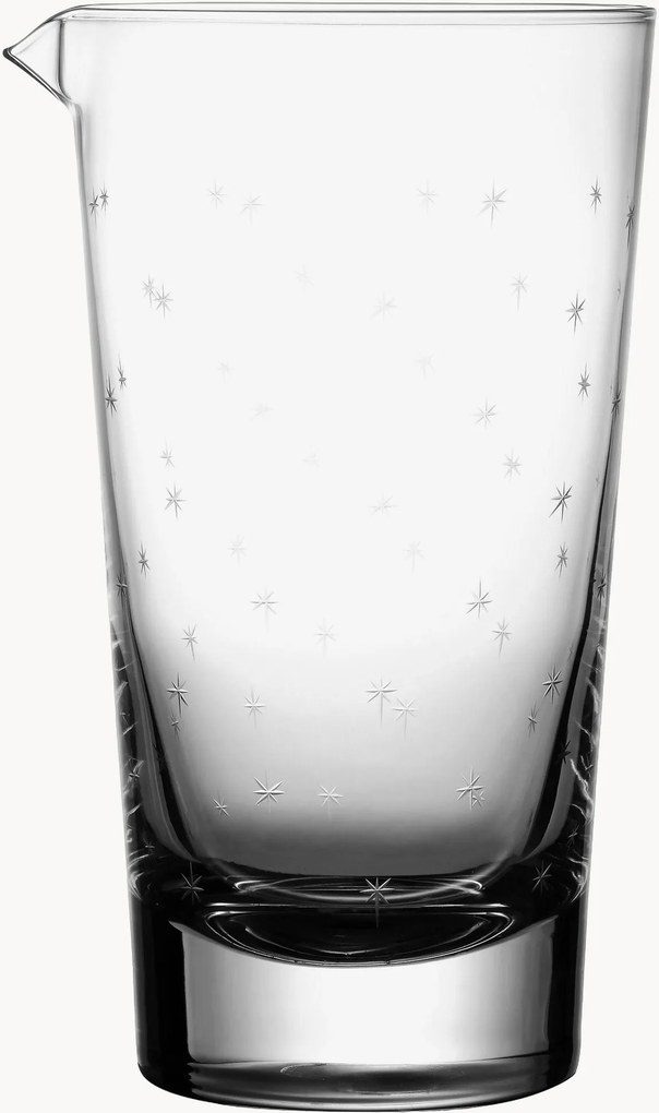 Mondgeblazen kristallen mengglas Stars