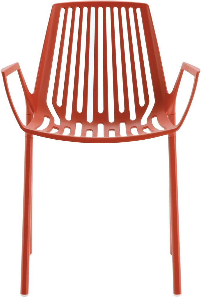 Fast Rion Armchair tuinstoel Coral Red