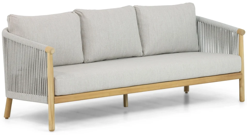 Stoel en Bank Loungeset 5 personen Aluminium/rope Grijs  Lifestyle Garden Furniture Bloom