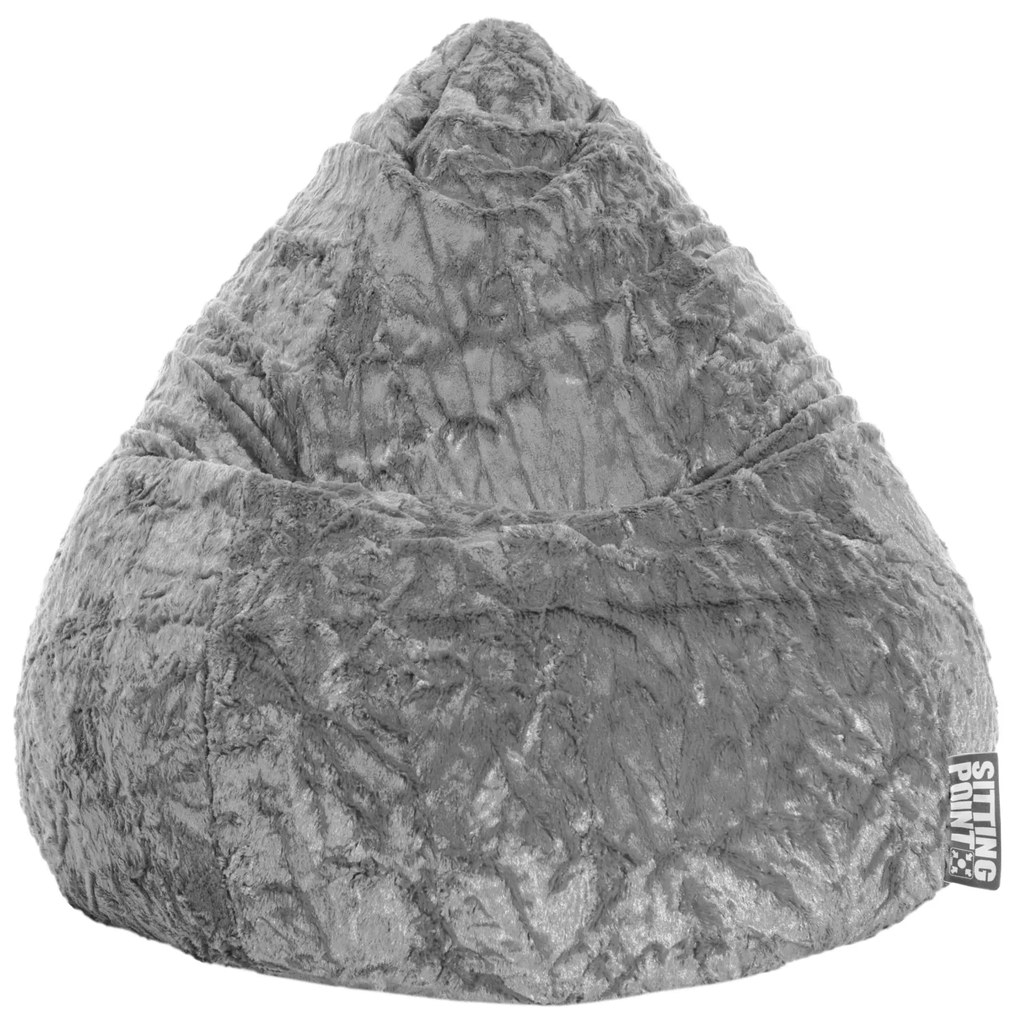 Kinder Zitzak BeanBag Fluffy XL - Grijs