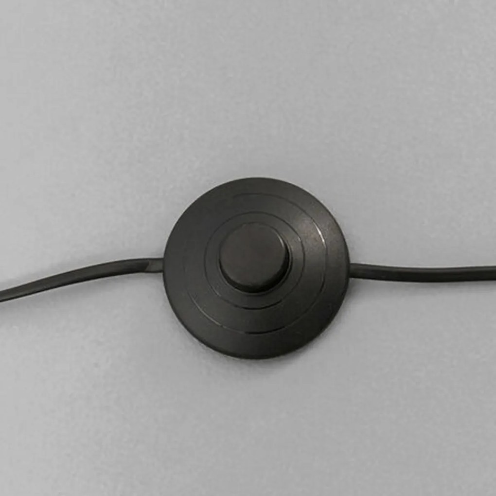 Staande Leeslamp Zwart Retro Design