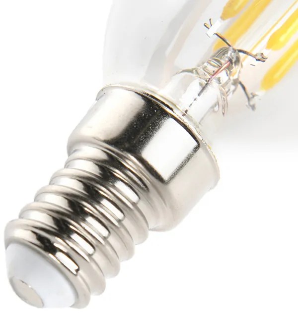 Set van 5 E14 dimbare LED kaarslampen B35 5W 380 lm 2700K