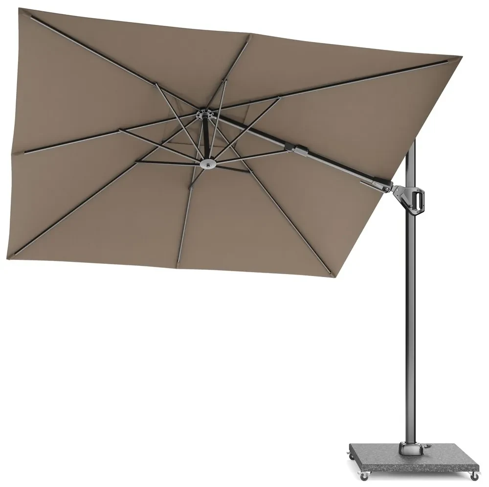Platinum Voyager Vierkante Zweefparasol T2 2,7x2,7 m. - Havanna Taupe