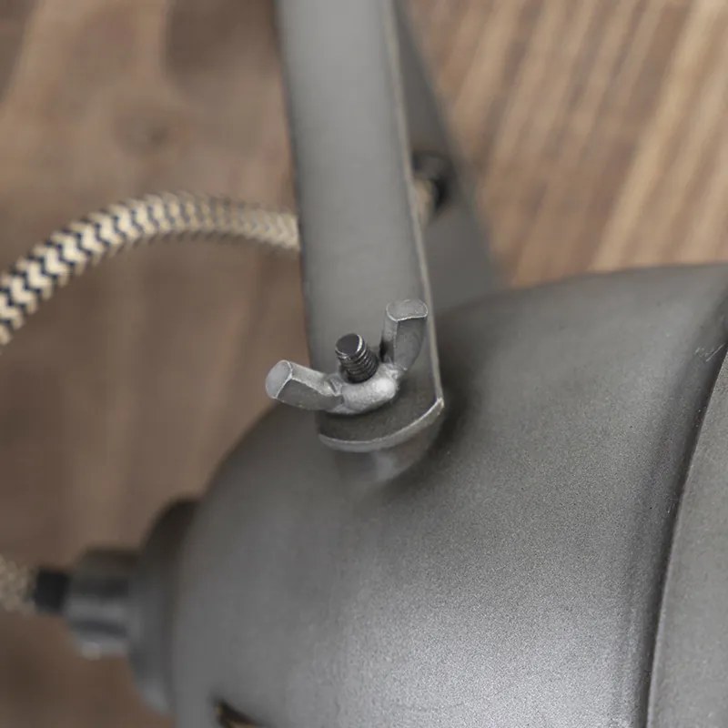 Smart plafondlamp staal met hout incl. 4 WiFi GU10 - Emado