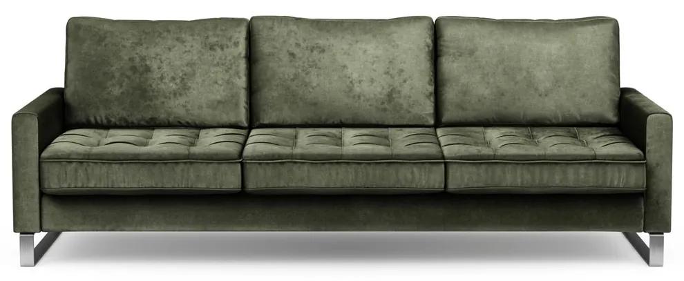 Rivièra Maison - West Houston Sofa 3,5 Seater, velvet, ivy - Kleur: groen