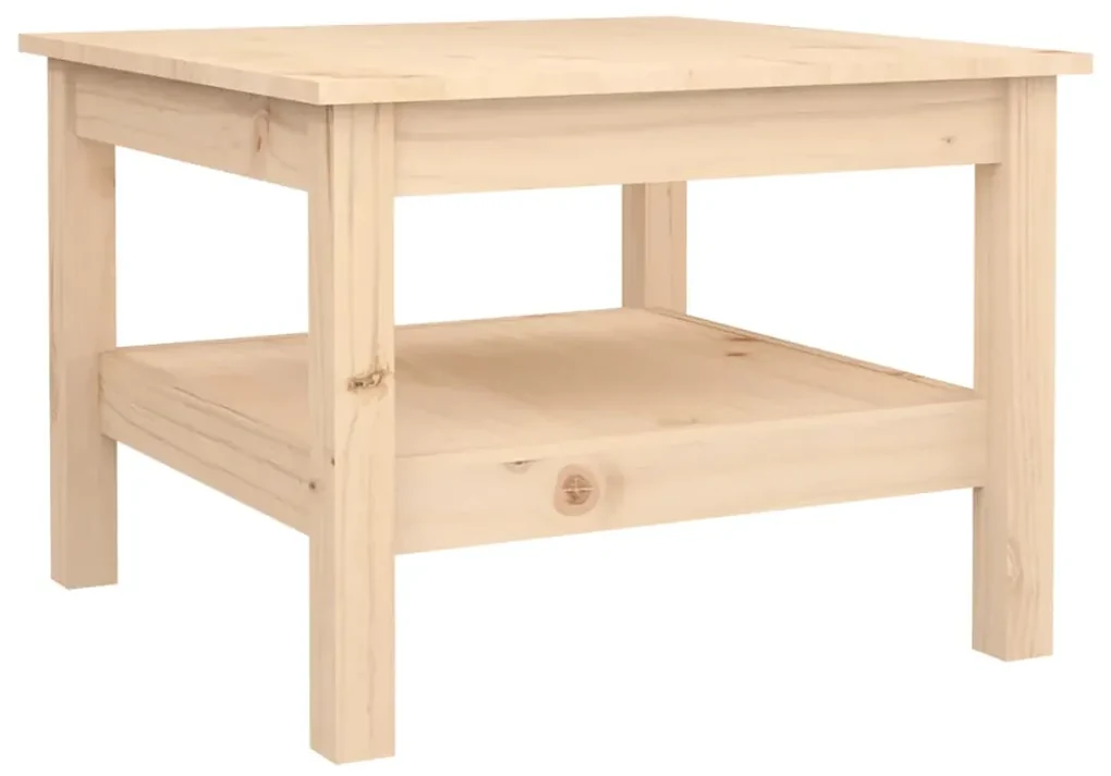 vidaXL Salontafel 55x55x40 cm massief grenenhout