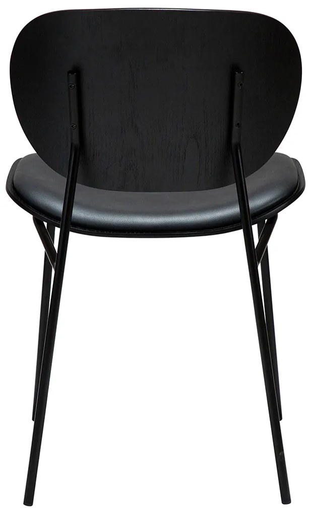 Dan-Form Clementina Design Eetkamerstoel Zwart Essenhout En Leer