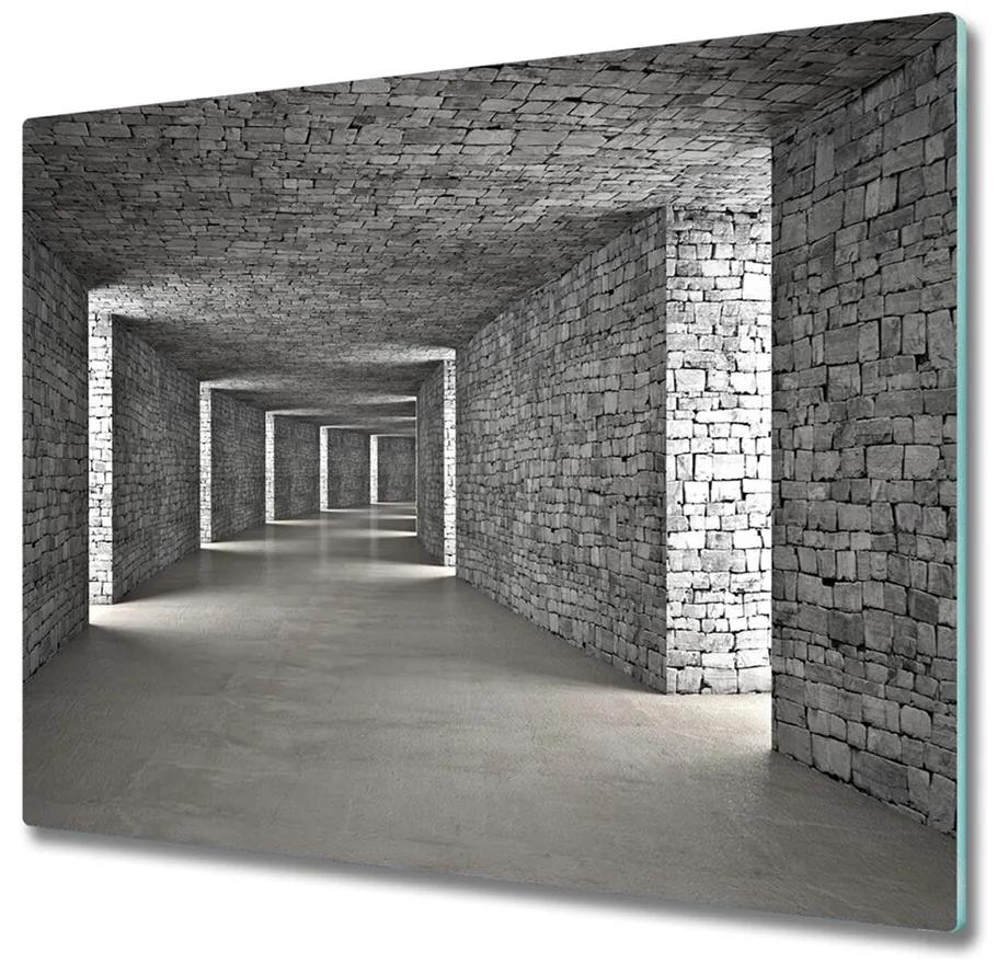 snijplank glas Bakstenen tunnel 60x52cm