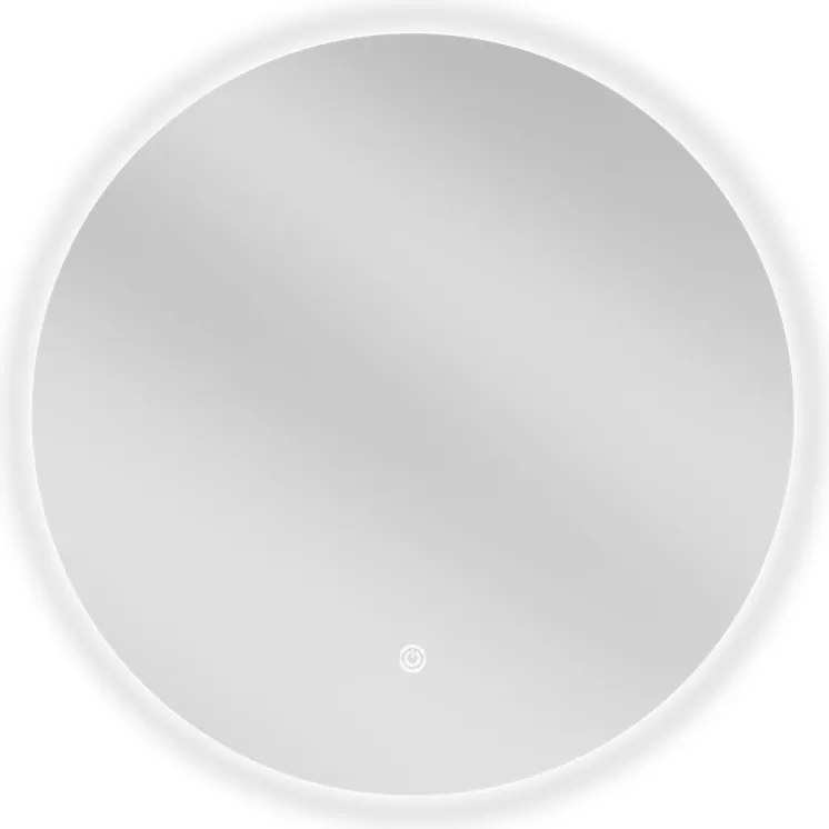 Mexen Erg ronde verlichte badkamerspiegel, 50 cm, LED 6000K, antivries - 9823-050-050-611-00