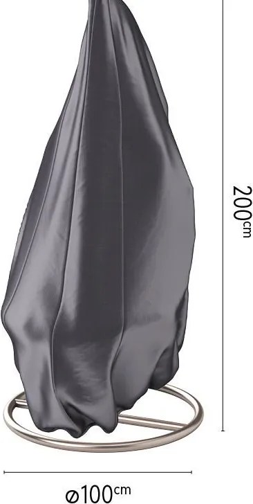 Platinum Aerocover hangstoelhoes - Ademende hoes voor hangstoel op standaard op standaard diameter 100 x 200cm