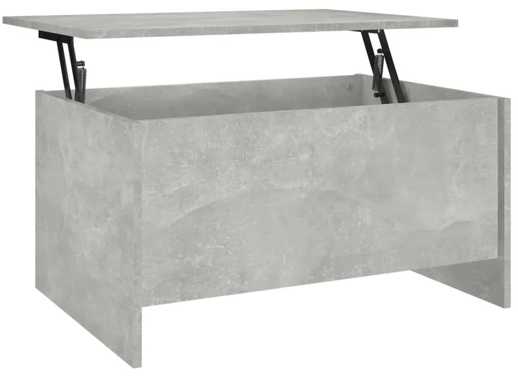 vidaXL Salontafel 80x55,5x41,5 cm bewerkt hout betongrijs