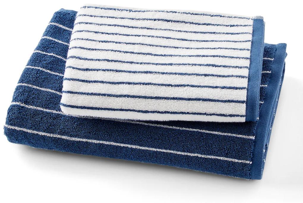 Set van 2 handdoeken in badstof 500 g/m2 Mirani