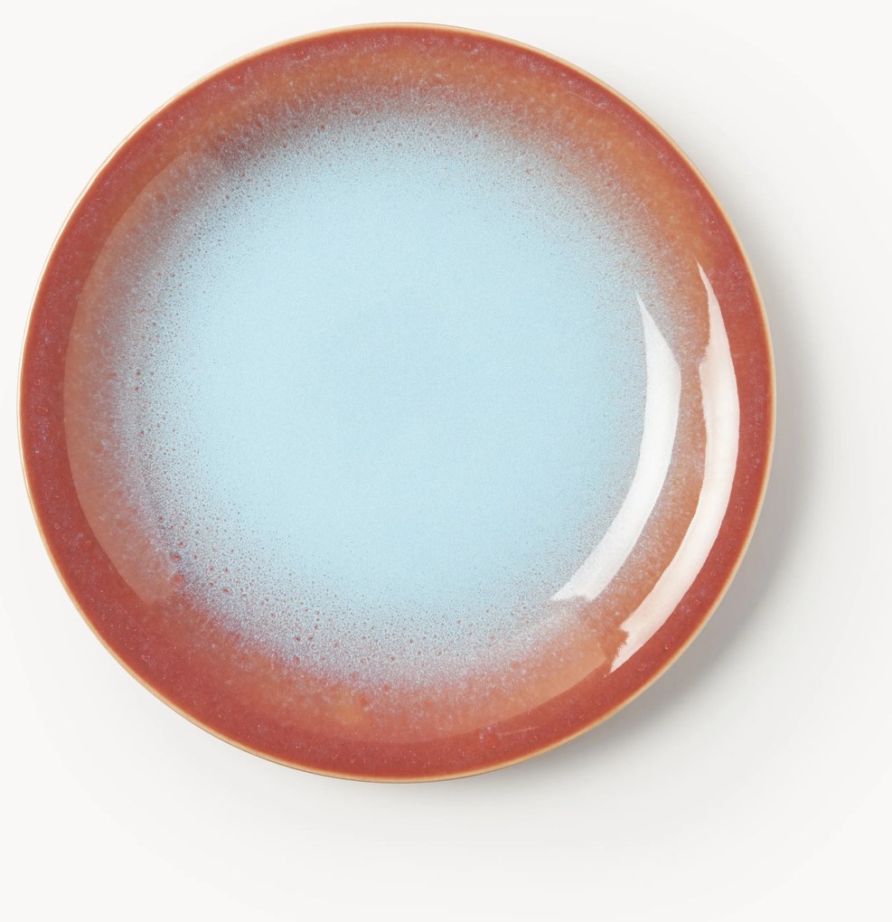 Handgemaakt dinerbord Marguerite, set van 4