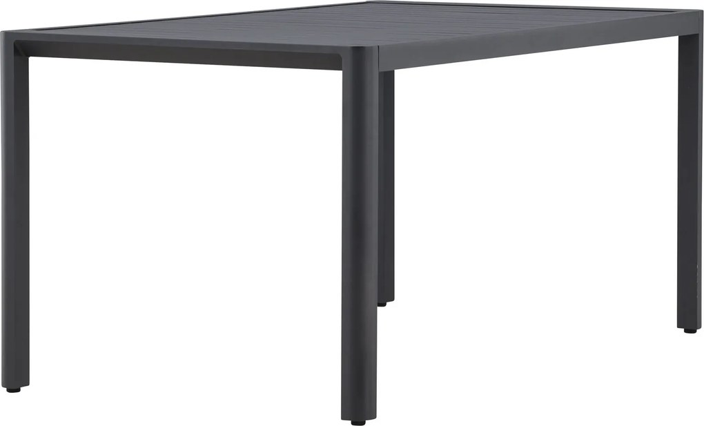 The Outsider Tuintafel Cas Zwart – rechthoekige Aluminium tuintafel 150 x 85 cm