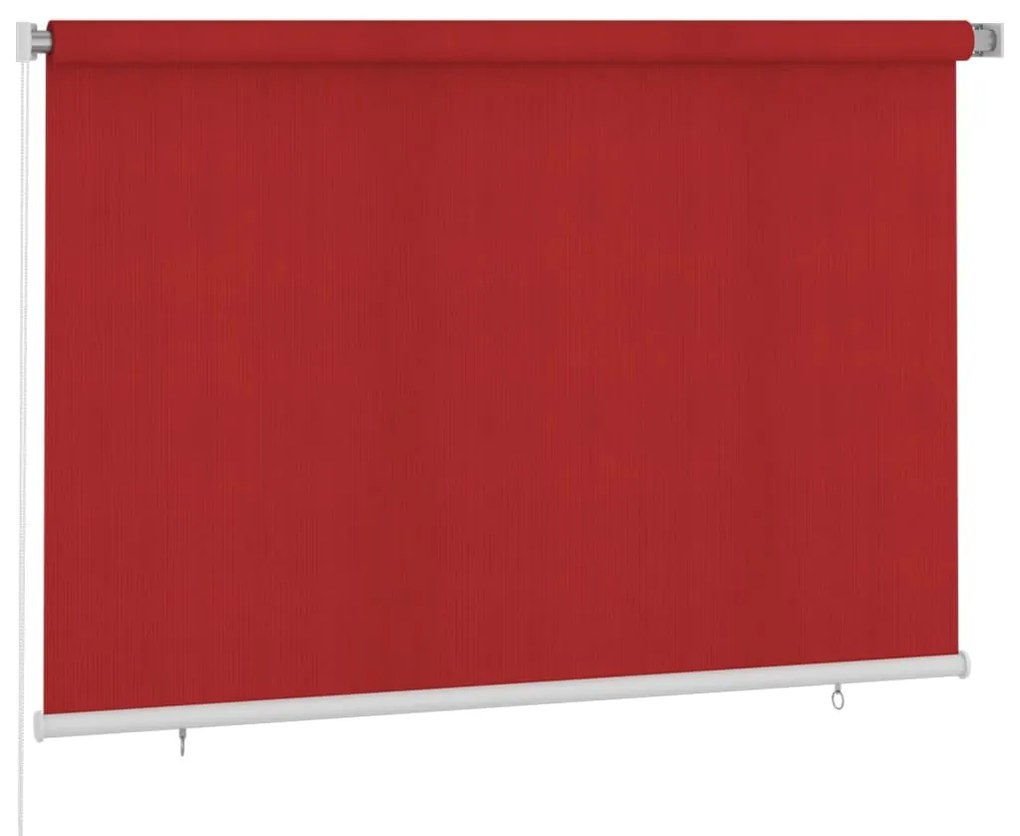 vidaXL Rolgordijn voor buiten 220x140 cm rood