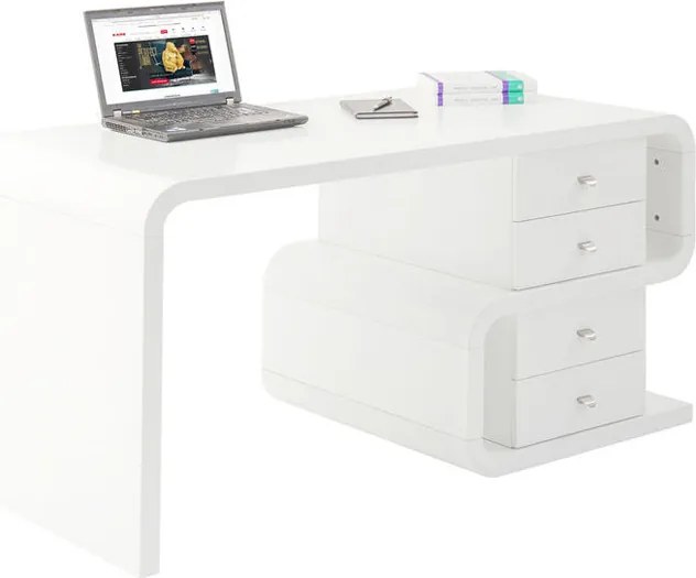 Bureau Retro Design Wit