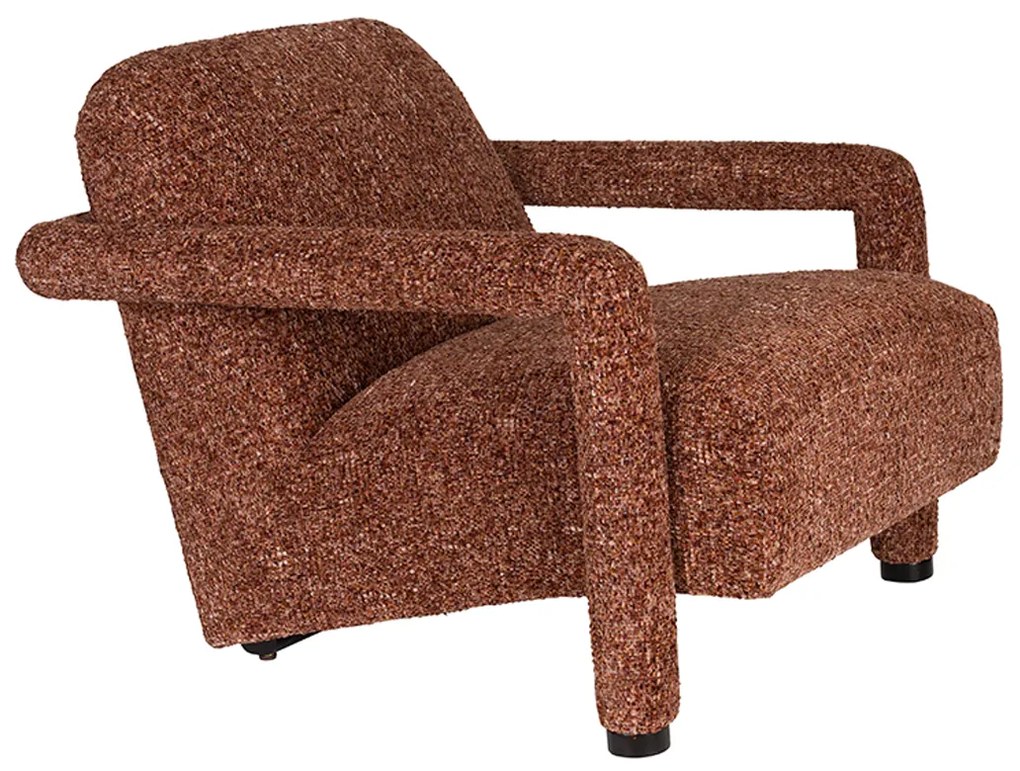 Dutchbone Kent Grof Geweven Fauteuil Rood