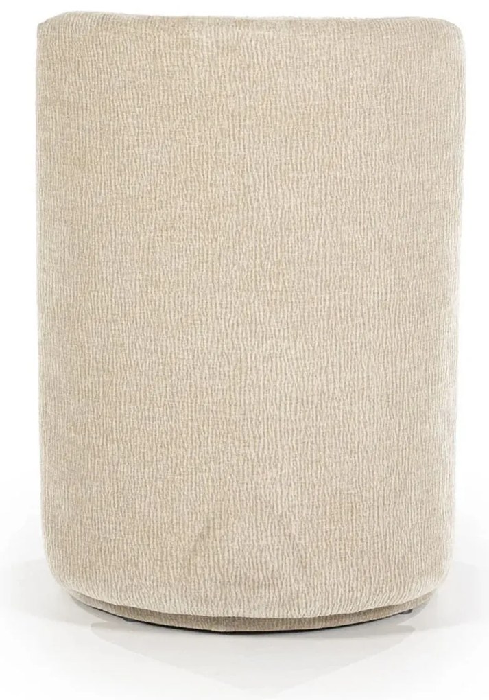 Moderne Scandinavische Poef Taupe
