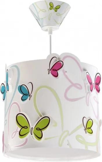 Hanglamp Shade Butterfly 25 cm wit