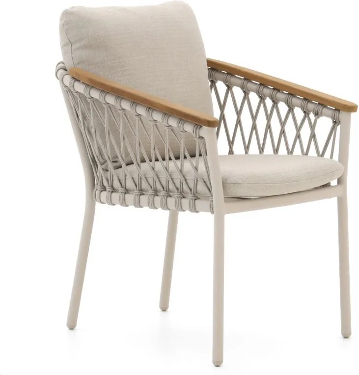 + 10% kassakorting | Dining tuinstoel | Bellagio  Birgi | Aluminium | Taupe | Stapelbaar | Kees Smit Tuinmeubelen