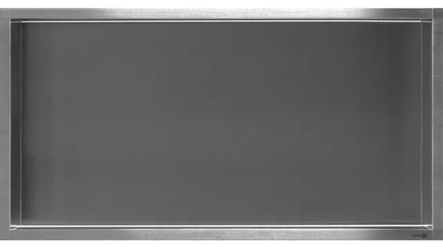 Looox Box inbouw nis 60 x 30 cm rvs geborsteld box60