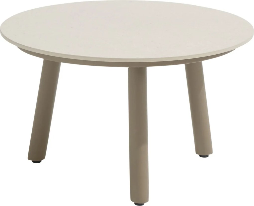 Salute lounge tuintafel 60xH35 cm ceramic oyster mocca Taste 4SO