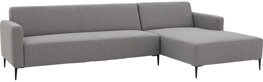 Goossens  Key West grijs, stof, 3-zits, modern design