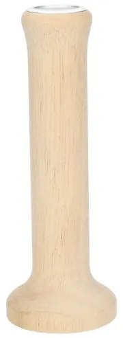 Kandelaar, rubberhout,Ø5.5 x H15,5 cm