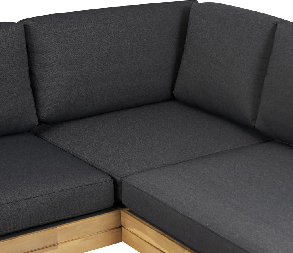 The Outsider Hoek Loungeset - Los Angeles - Antraciet - Acacia - The Outsider