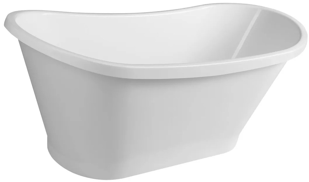 Polysan Oxford vrijstaand bad wit 160x65cm
