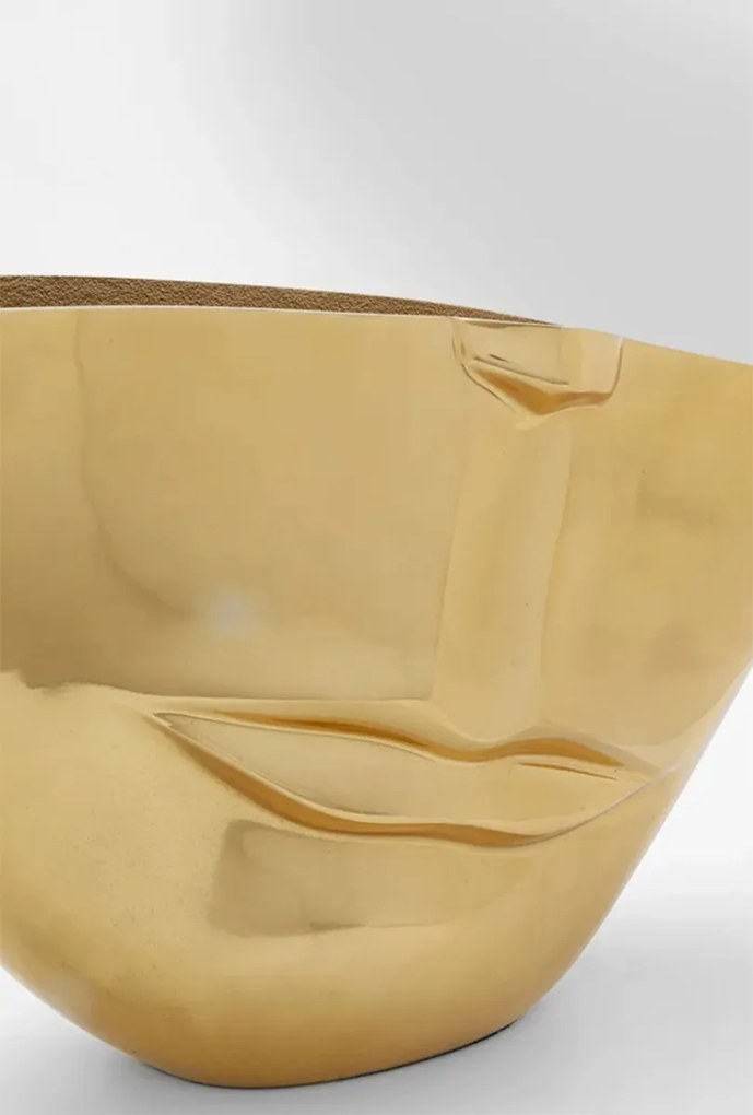 Gouden Vaas Half Gezicht L