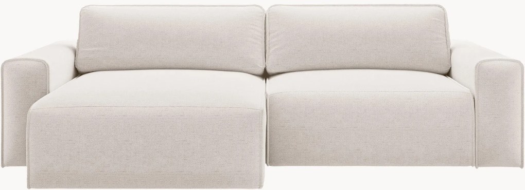 Chenille slaapbank Victor (3-zits) met opbergruimte