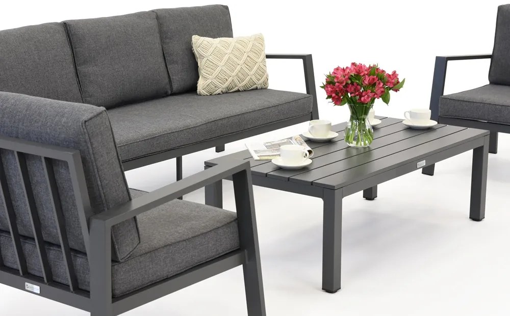 Zakintos Coffee 5 antraciet Garden Point technorattan set