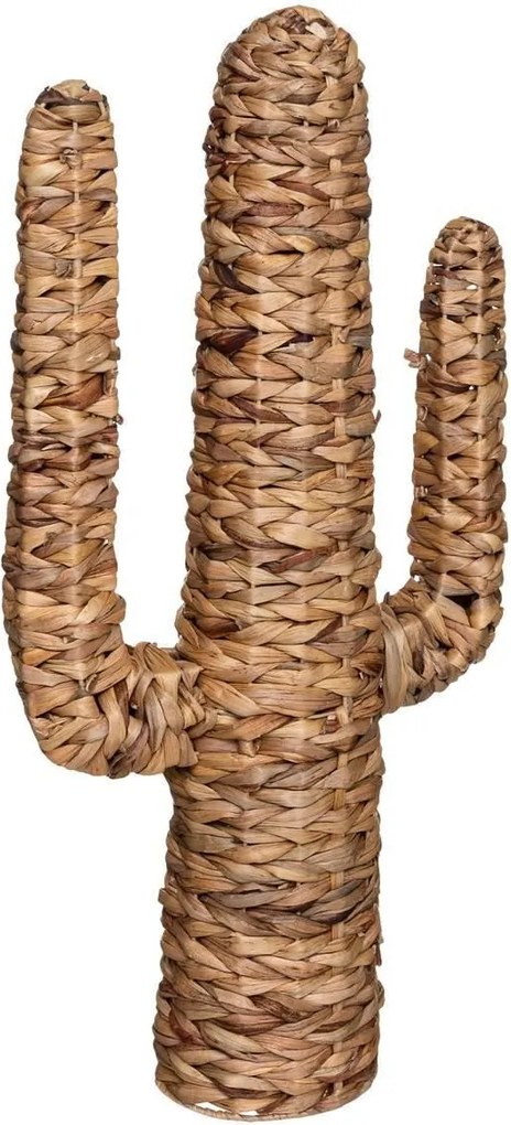 Hacienda gevlochten decoratieve cactus – natuurlijke uitstraling - Natuurlijk waterhyacint
